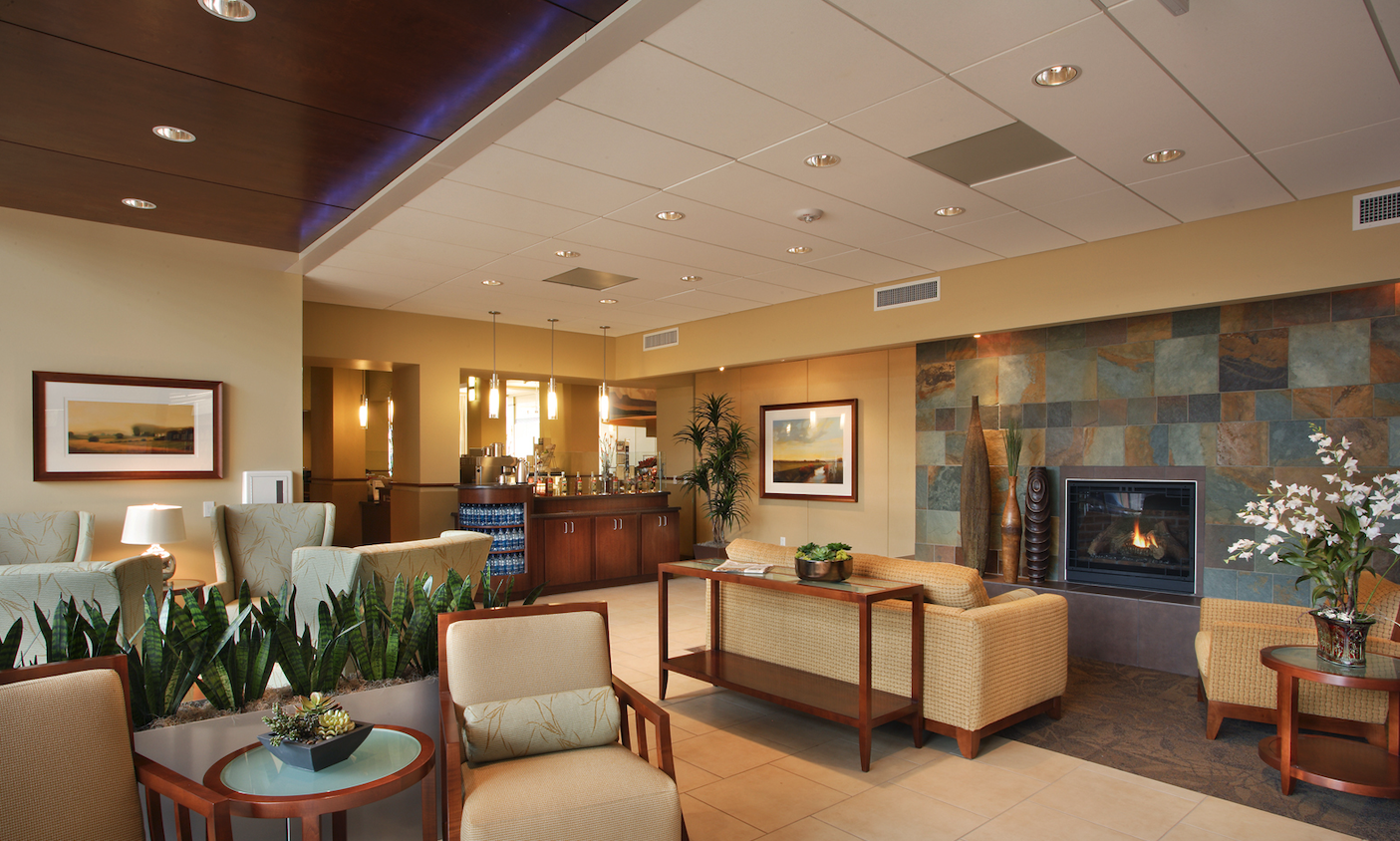 Commercial Portfolio The Commons Building Lobby for Beatitudes Senior Living | Orcutt Winslow Archit
