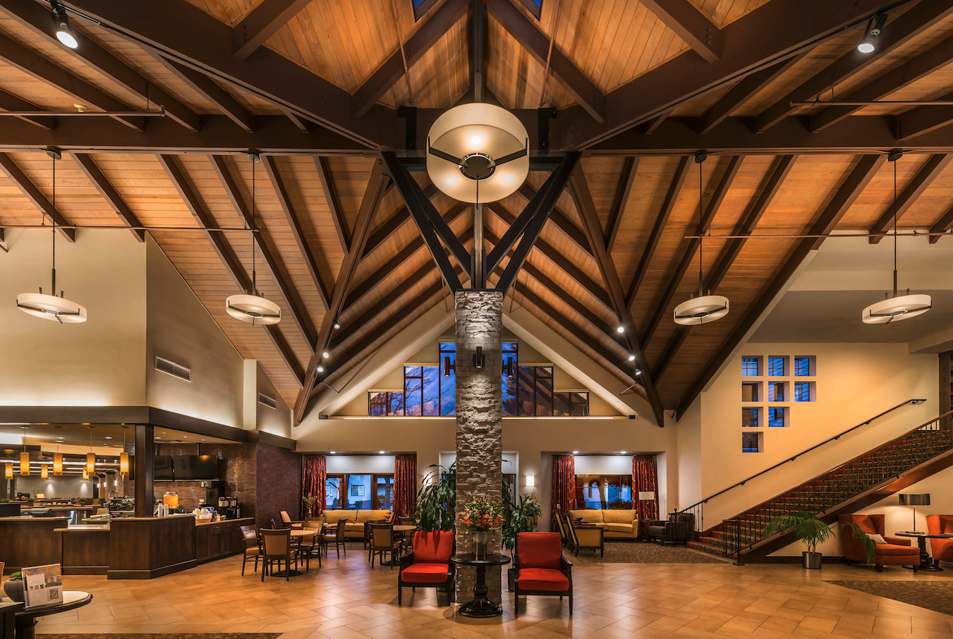 Commercial Portfolio Renovated Lobby for a Senior Living Campus in Reno | Orcutt Winslow Architects