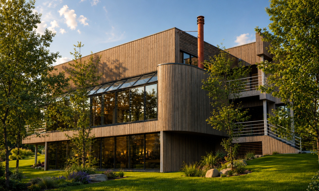 Cedar and Glass House in Baltimore